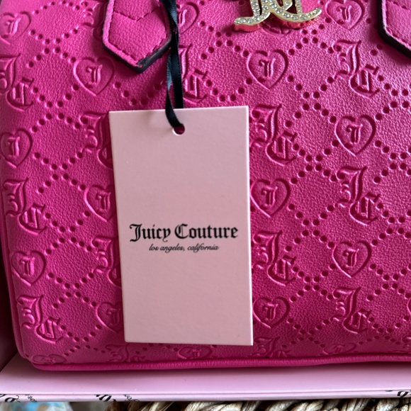 Juicy Couture hot pink bag purse crossbody mommy and me mix & match handbag - Picture 5 of 8